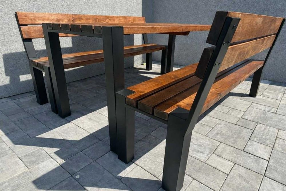 LOFT Meble Ogrodowe Nowoczesne stylowe Szaro Białe jakość PREMIUM