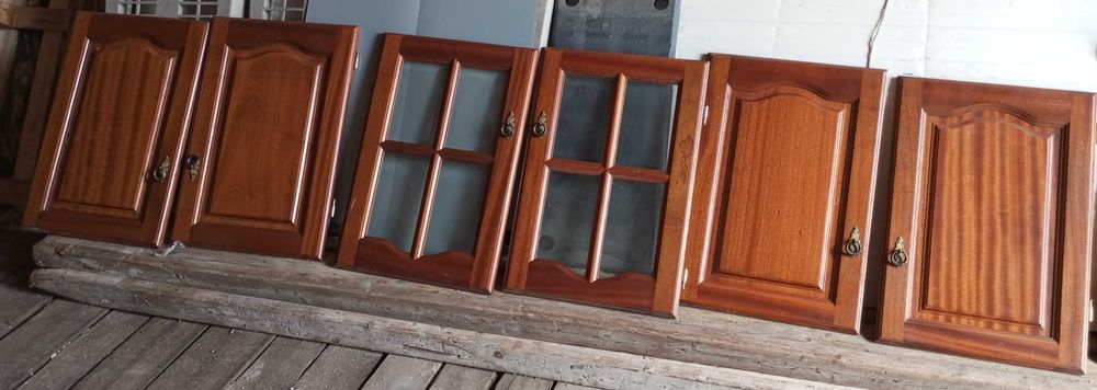 Portas de madeira para móvel e para gavetas - Em excelente estado