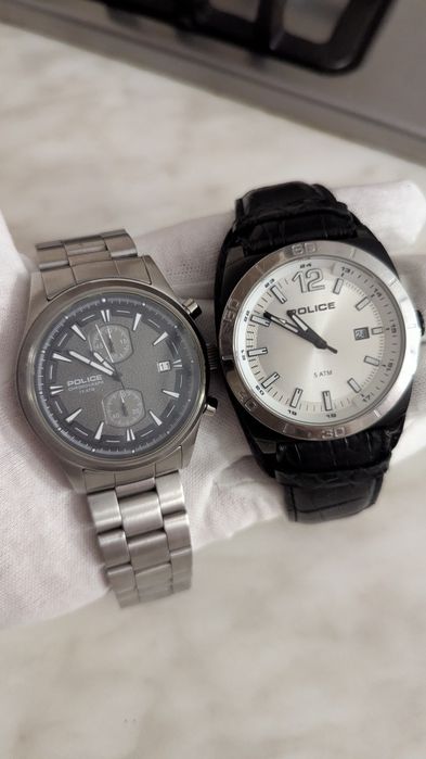 Часы Police 11289j chronograph, 14107j годинник хронограф Італія