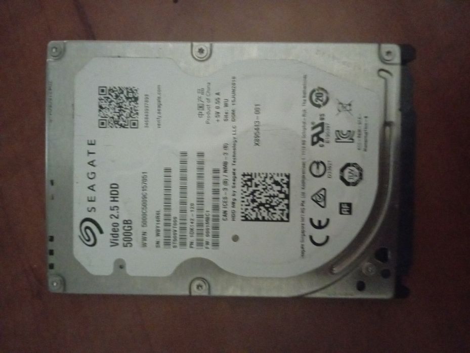Dysk twardy 2.5 500GB
