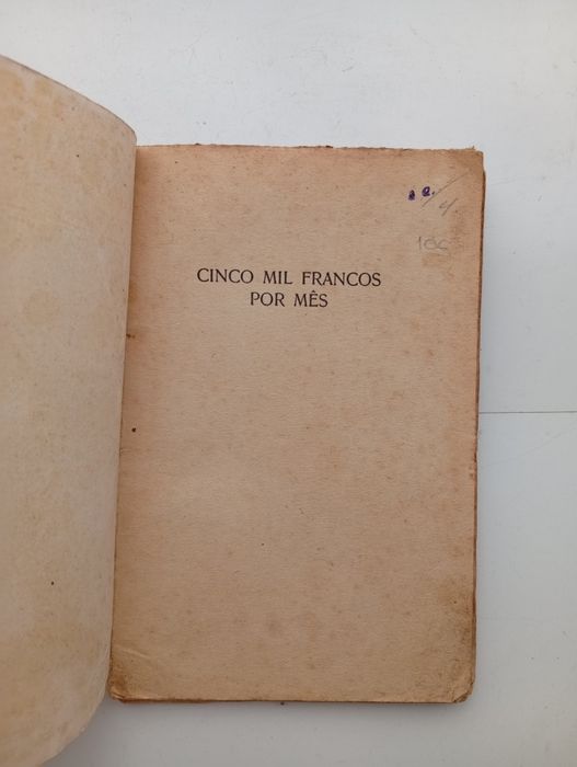 livro "Cinco Mil Francos por Mês"