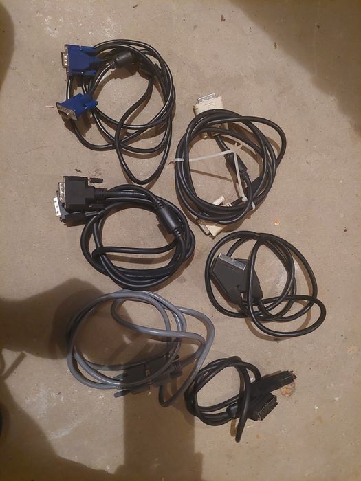 Przewody vga, euro, dvi