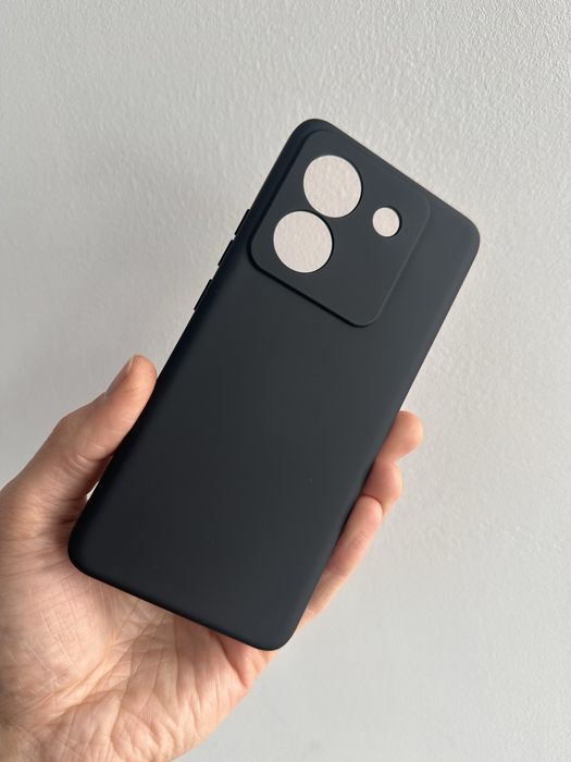 Etui Plecki Silikonowe czarne do POCO M7 PRO 5G