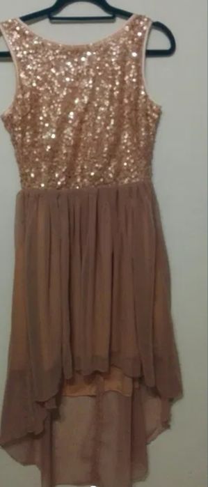 Sukienka i buty na wesele  Boho, cekiny S/M