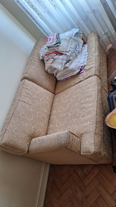 Sofá cama a funcionar