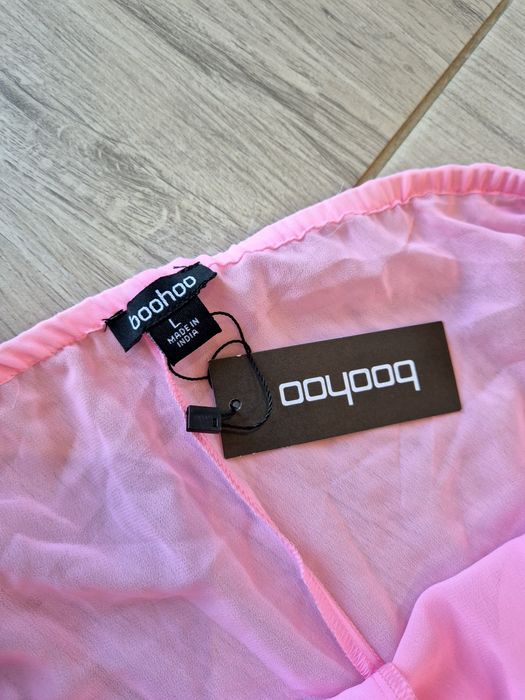 Szerokie spodnie z siatki