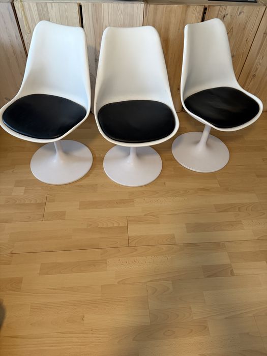 3 krzesla inspirowane  TULIP CHAIR