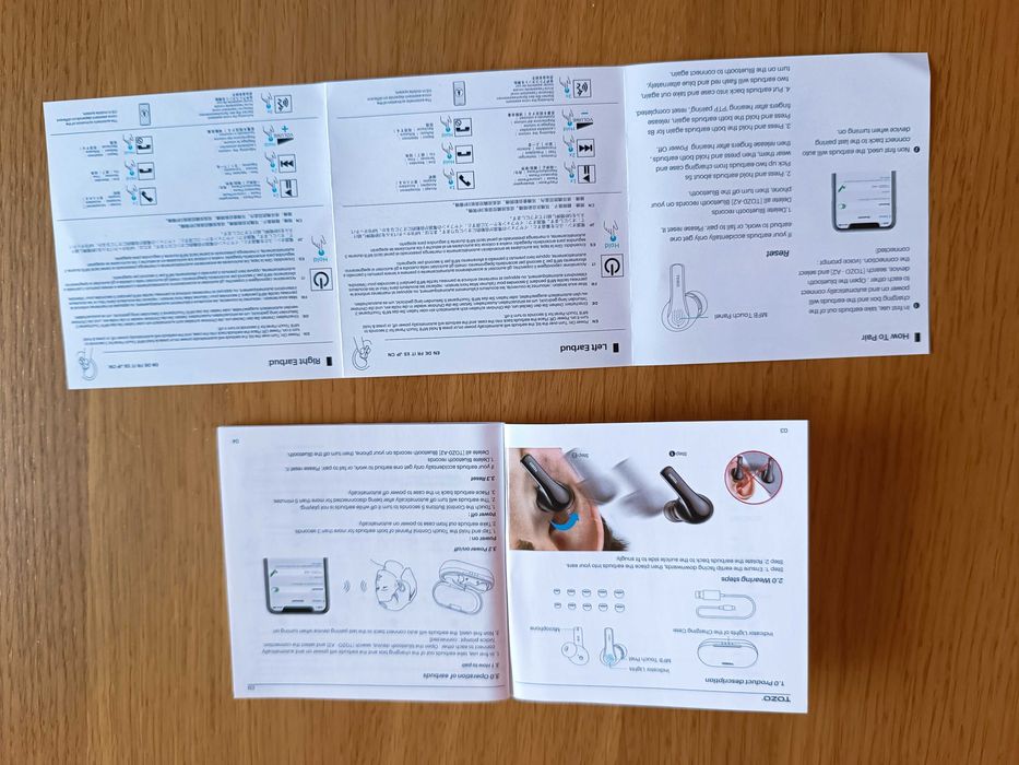 Auriculares bluetooth Tozo A2 preto