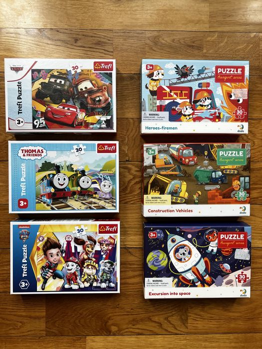 Пазли дитячі Trefl та Dodo, вік 3+ (30 деталей)