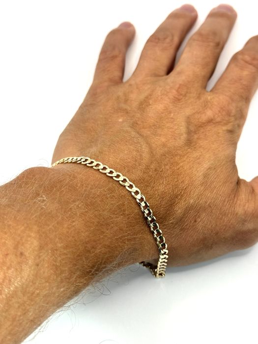 Złota bransoletka 24 cm