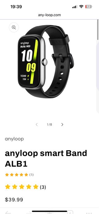AnyLoop Smart Band ALB1 NEW