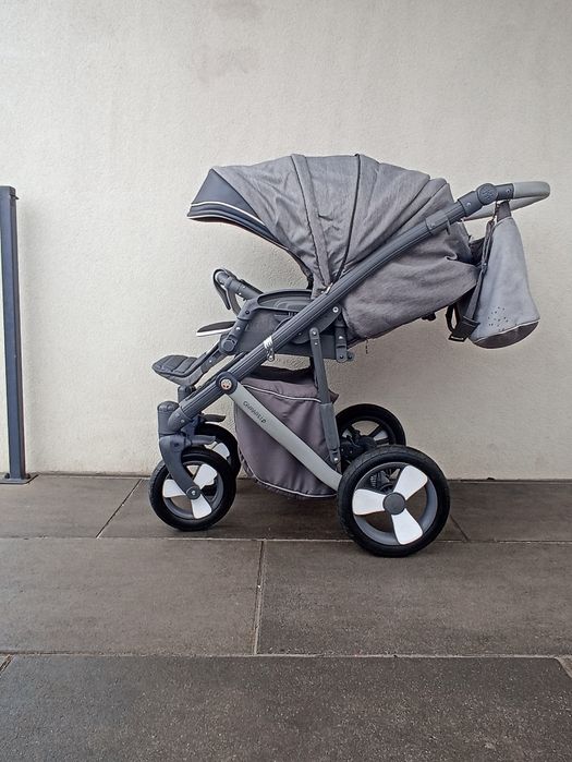 Wózek 3w1, 4w1 camarelo canillo z fotelikiem cybex