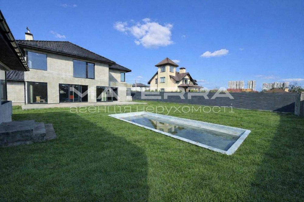 Гатне Сучасний будинок 307 м² з басейном 12 соток 350 000 $