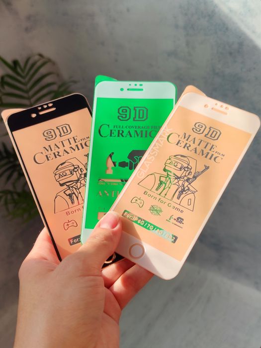 Захисне скло плівка кераміка на iPhone 7/8/SE2020 керамика айфон
