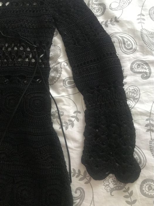 Stefanel croché vestido novo