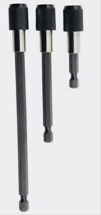 Набір 3 штуки якісних нових подовжувачів 1/4 бистросьем держатель бит