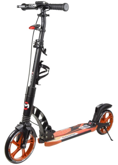 Самокат двухколесный Maraton Dynamic,фонар,подстакан,диск тормоз,аморт