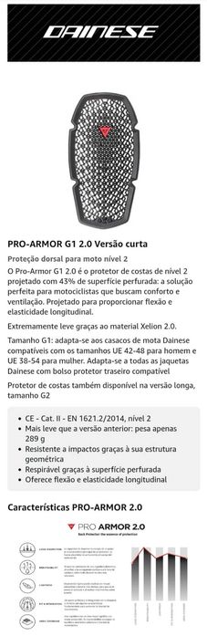 Dainese Avro 5 Lady/Mulher Leather/Pele T44 + Proteção de Costas
