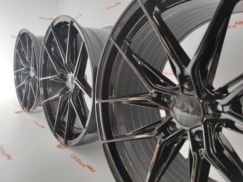 Jantes Haxer HX036 19 x 8.5 ET33 + 9.5 et 40 5x120 72.6 Preto Brilhant