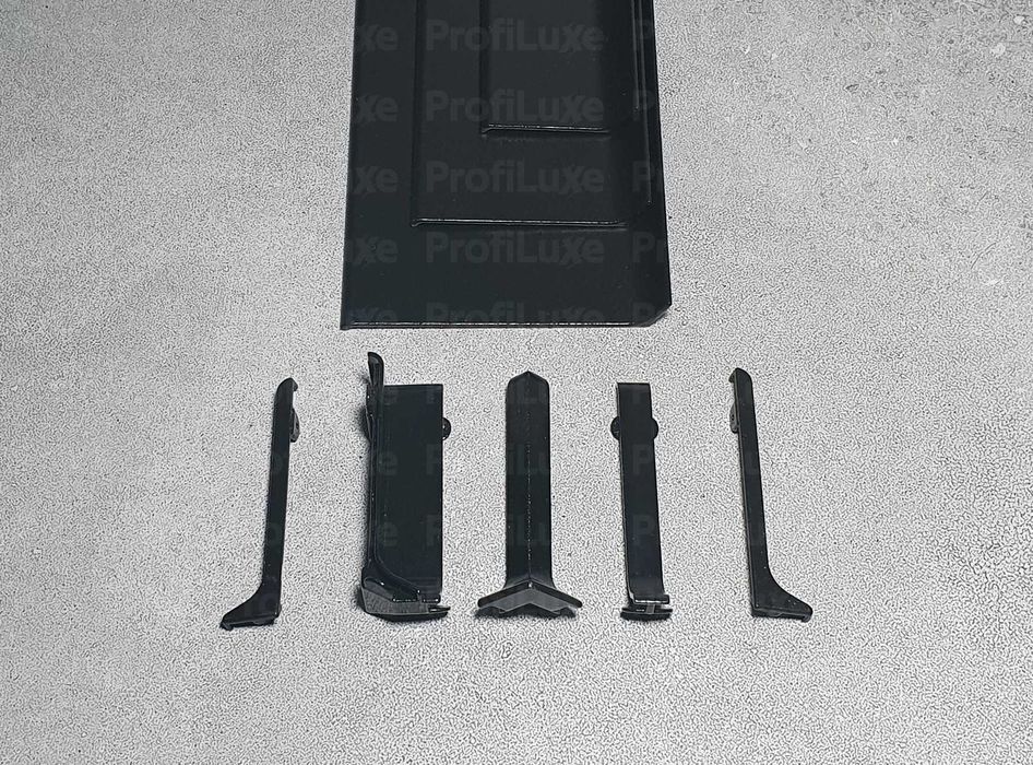 NEW! Алюминиевый плинтус накладной 40 мм, 60 мм, 80 мм, 100 мм