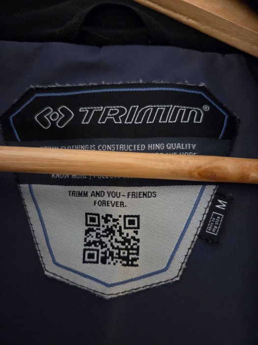 Komplet narciarski: kurtka i spodnie (Trimm) + rękawice (Salomon)