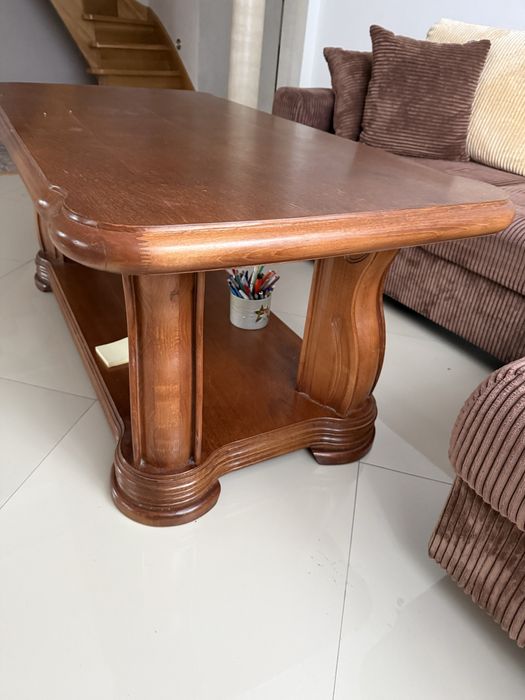 Ława dębowa lite drewno.