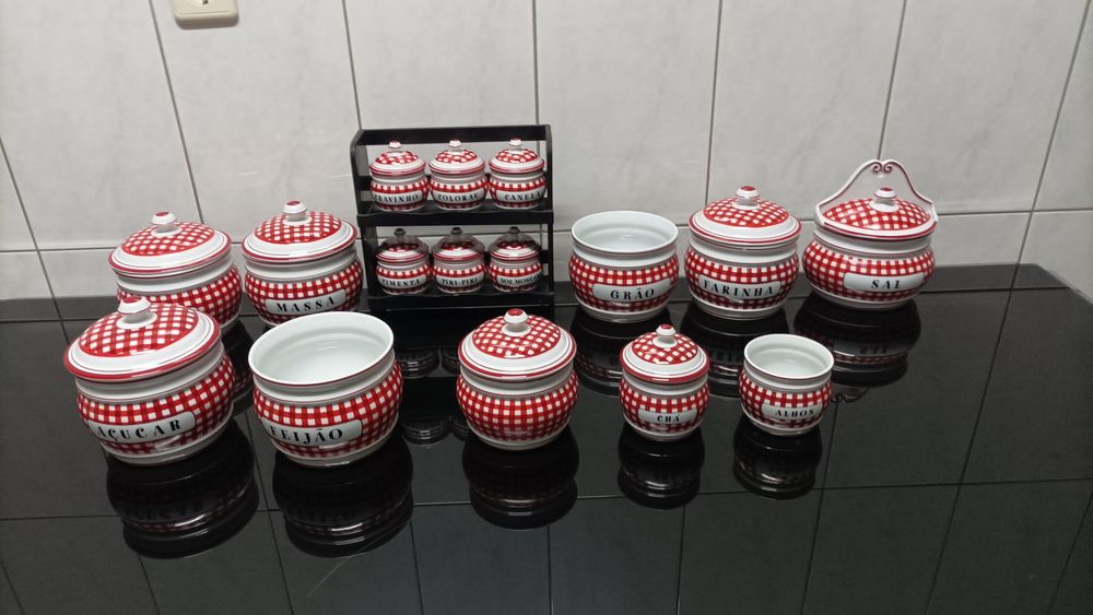 Conjunto louça cerâmica