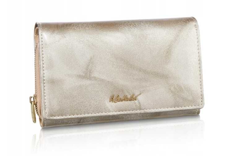 Betlewski portfel skóra naturalna wielokolorowy BPD-FTS-513 ttst48