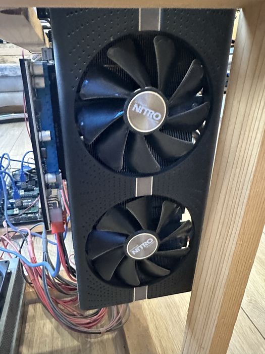 Майнинг ферма RX580 8GB sapphire