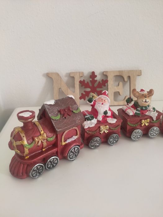 Decoração de Natal - Comboio + Letras Noel