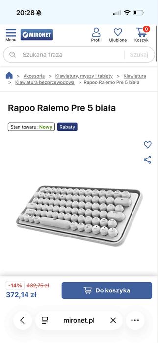 Klawiatura rapo realne pro 5