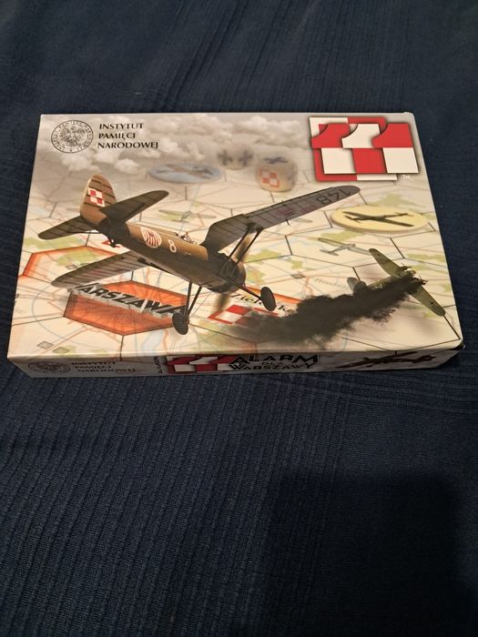 Wojenna gra planszowa "Alarm dla Warszawy"