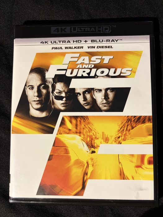 Fast and Furious Blu ray e 4K
