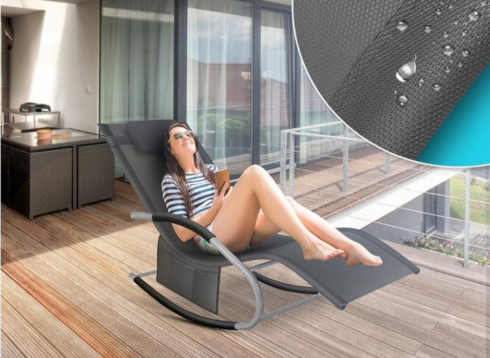 Leżak bujany/ leżanka ogrodowa Kesser