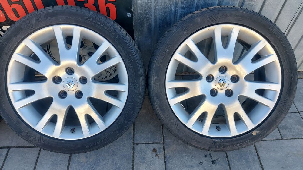 Alufelgi Koła 17" 5x108 Laguna Espace + opony