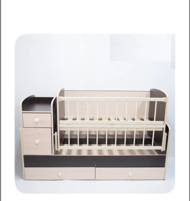 Дитяче ліжечко трансформер від 0 до 10 років