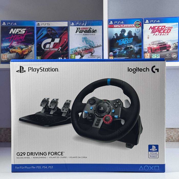 Кермо Дротовий Logitech PlayStation 4 Логітеч Новий