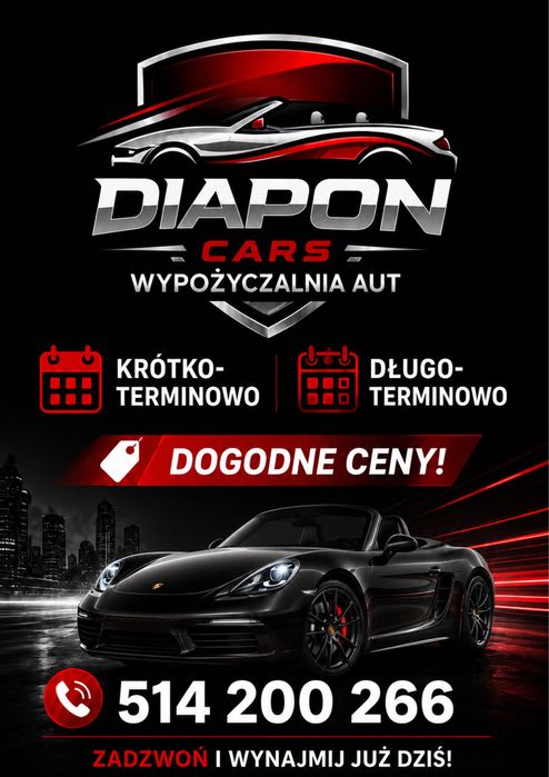 Wynajem,Wynajme,Samochód,Krótko Długo Terminowo