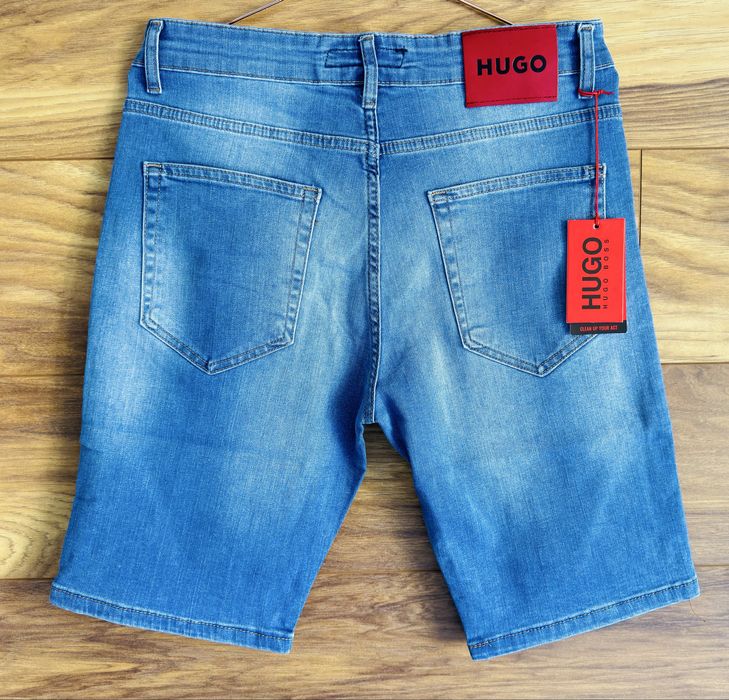 Hugo Boss spodenki jeansowe męskie