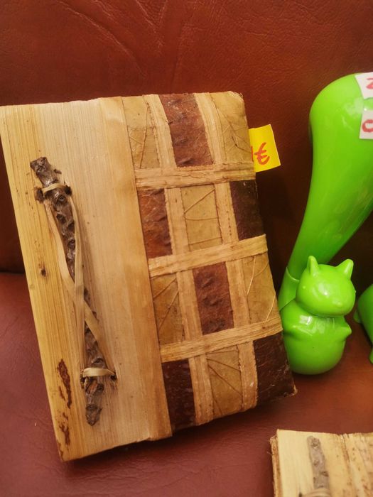 Canetas E cadernos vegetais