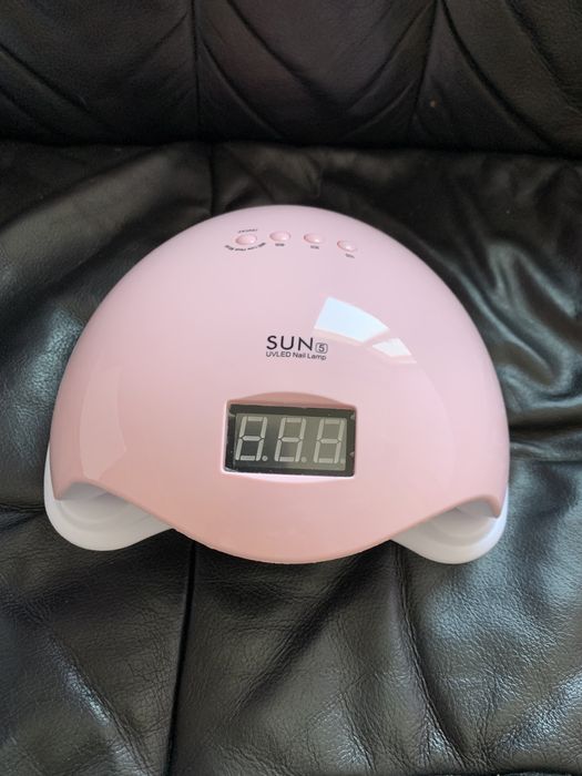 Лед лампа Sun, рожевого кольору