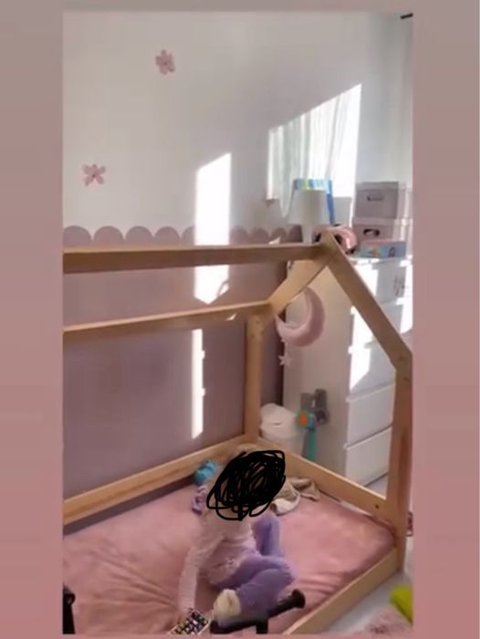 Łóżko domek, jak nowe