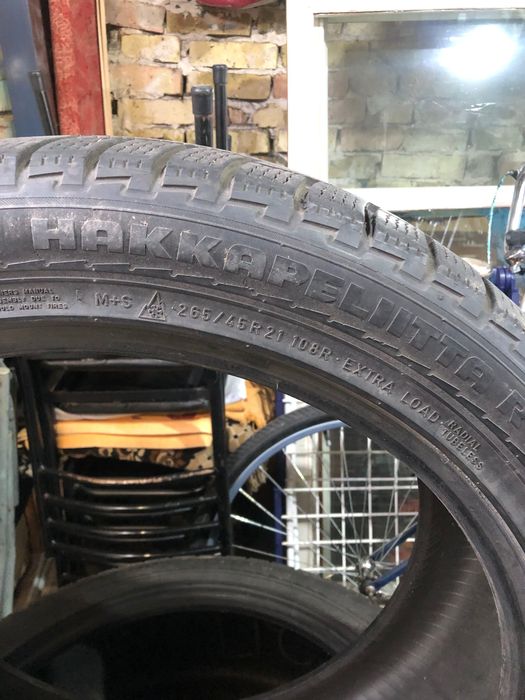 Шини Nokian 265/45/21 M+S  (б/у)