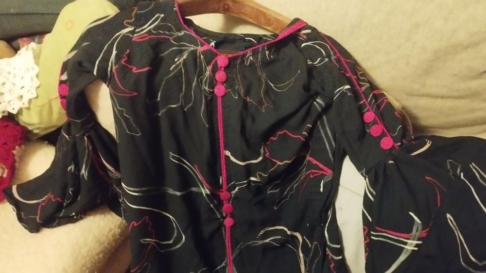 Vestido de Seda comprido