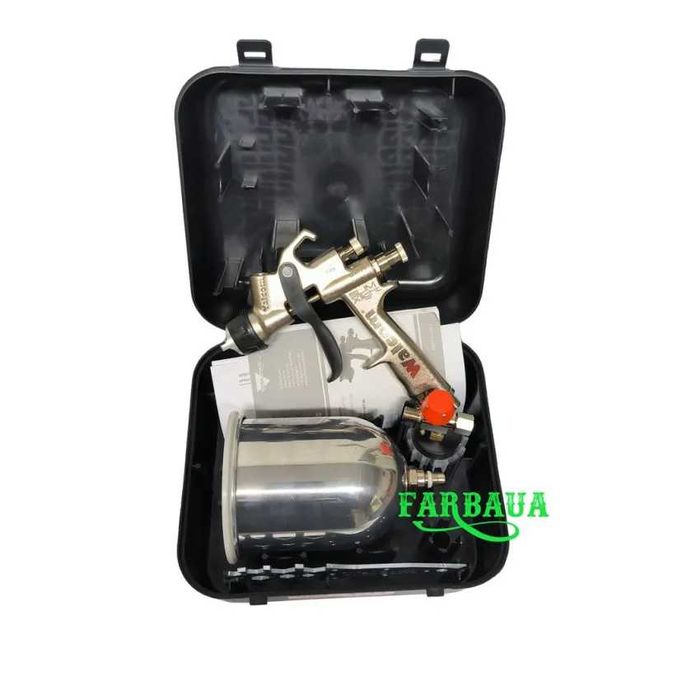 Фарбопульт Walcom Slim X-Light HTE HALO алюмінієвий бачок, краскопульт