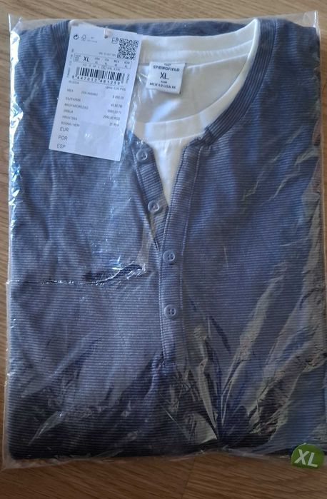 T-Shirt manga Comprida da Springield: Tam XL