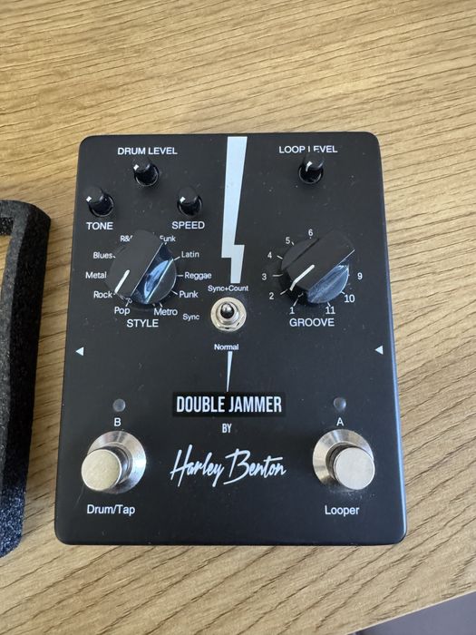 Гітарна педаль Harley Benton Double Jammer (Looper + Drum Machine)