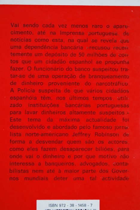 Os Branqueadores de Dinheiro de Jeffrey Robinson