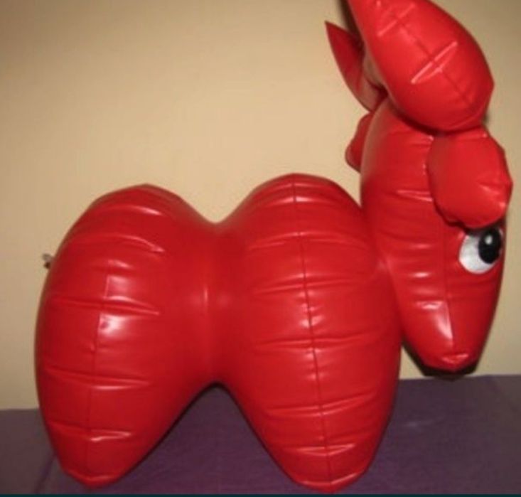 Іграшка нова корівка-попригун надувна FATRA Чехія+ подарунок