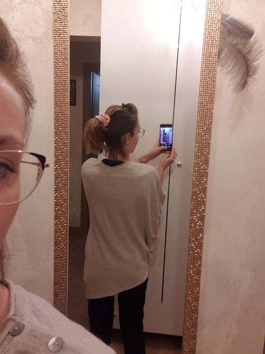 Narzutka ponczo sweter kardigan kimono roz. XS - M